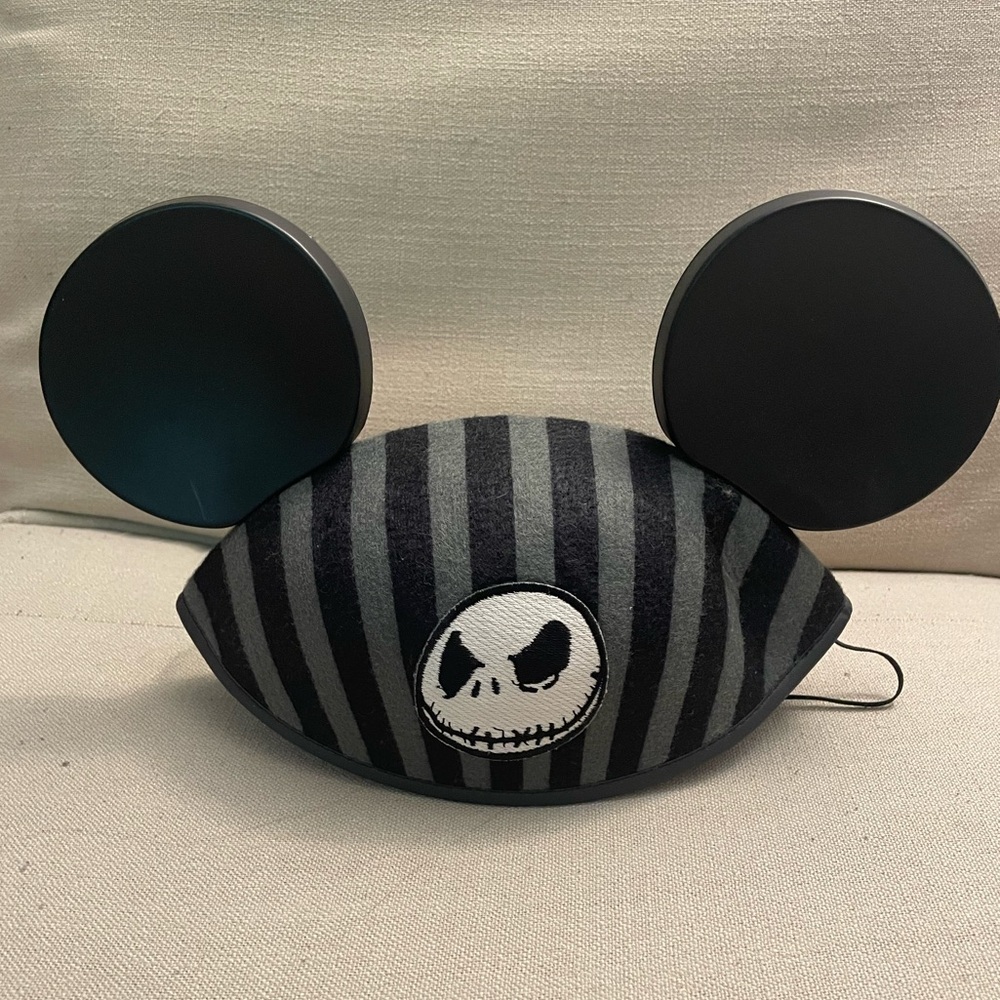 Jack Skellington Nightmare Before Christmas Mickey Mouse Ears Hat Vintage